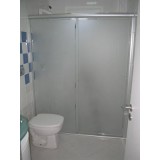 Box de banheiro frontal em Interlagos
